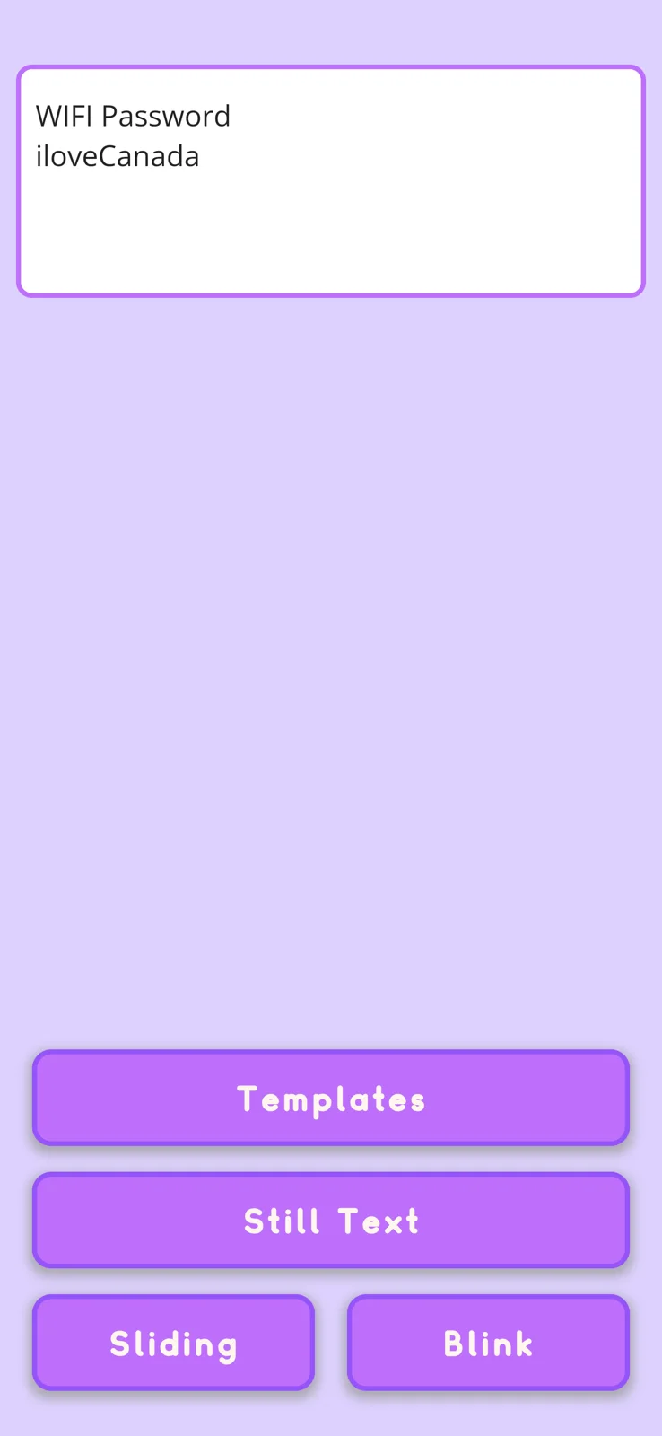 Big Text / Big Banner original app screen 4