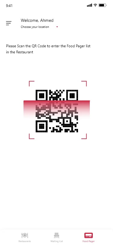 Server — Restaurant platform app preview